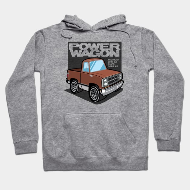 Ginger - Power Wagon (1980 - White-Based) Hoodie by jepegdesign